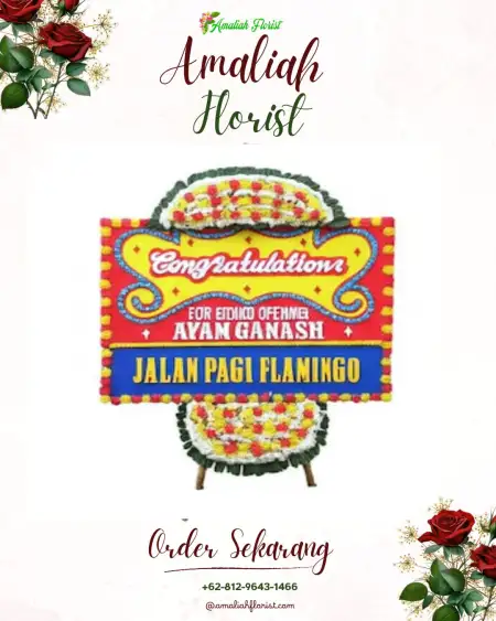 Sewa Papan Bunga Pedan